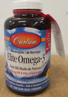 Fish Oil - Elite Omega 3 - LEMON (Carlson)